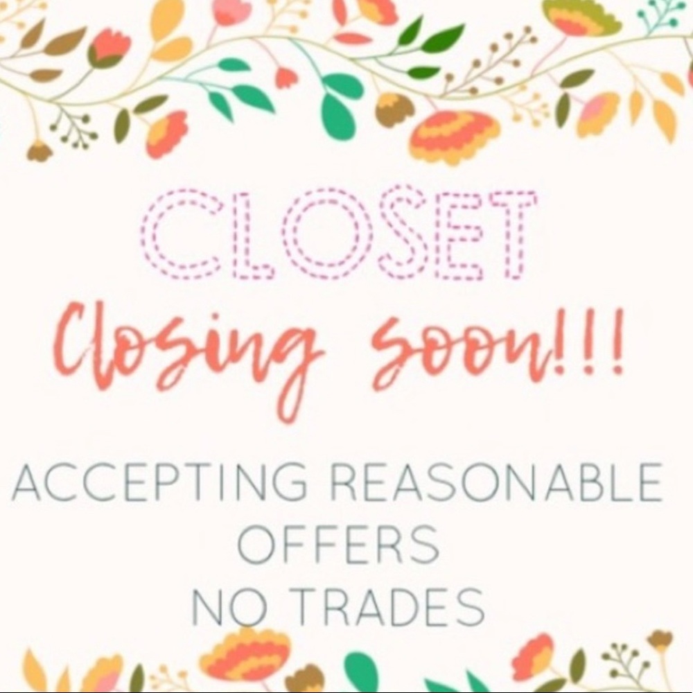 Closing soon!!